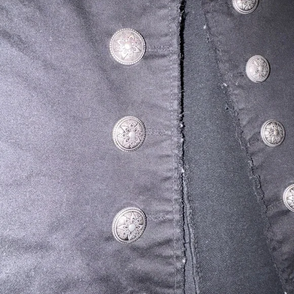 Porter Collective Alchemy Women's Black Military Style jacket size Large - Picture 3 of 3